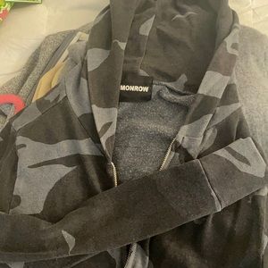 Monrow sweatshirt with zipper